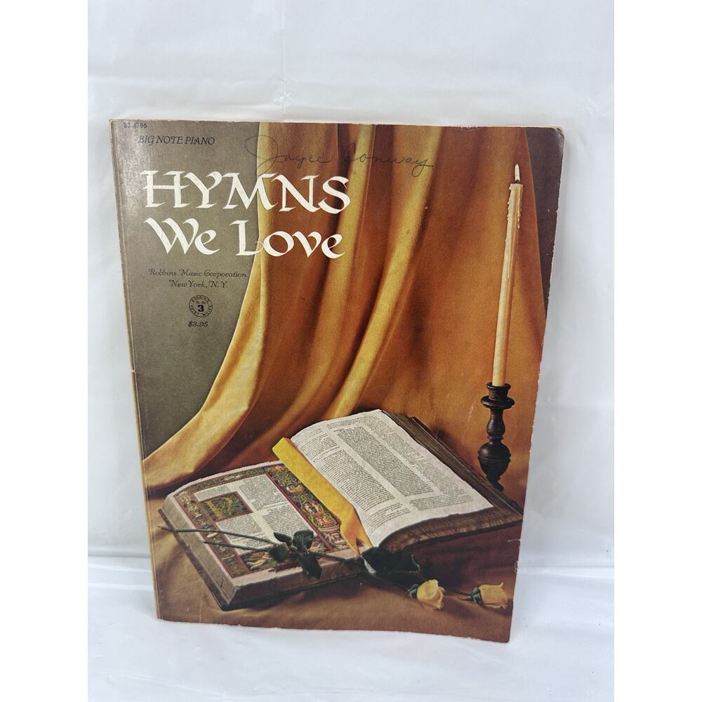 Hymns We Love All Organ Edition Song Book Robbins Music Corporation PB 1968